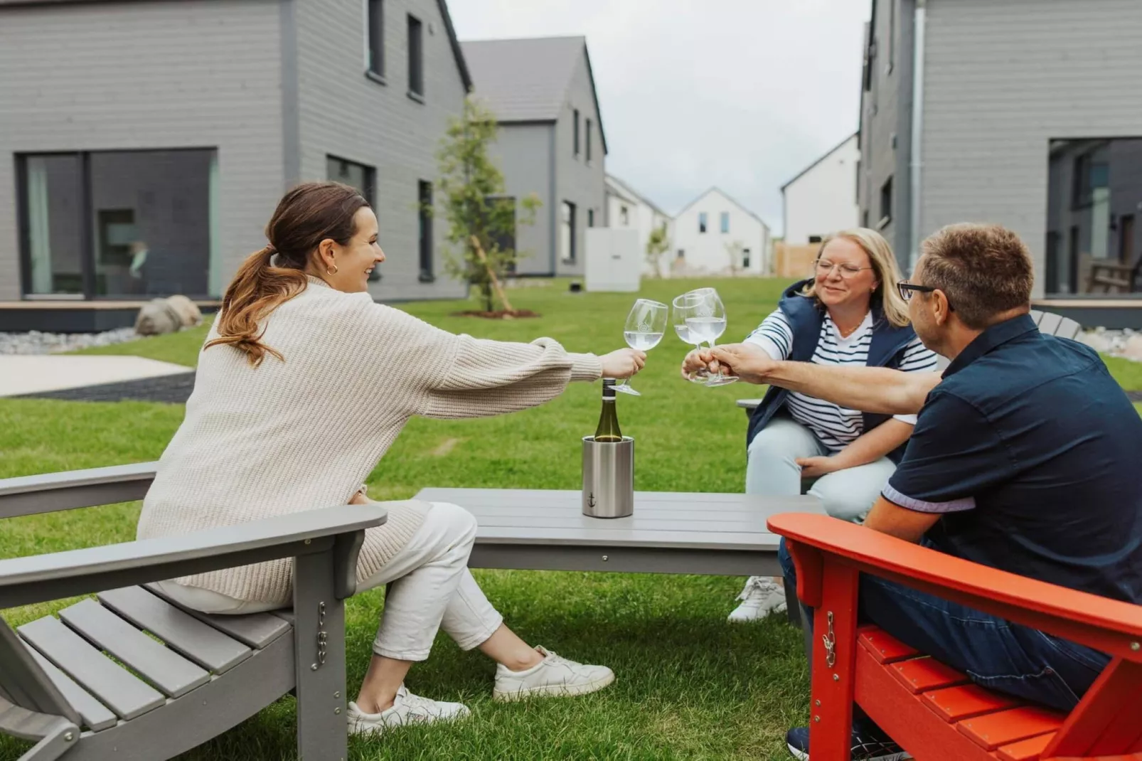 Gezinsvakantie in een moderne sfeer - Buitenlucht