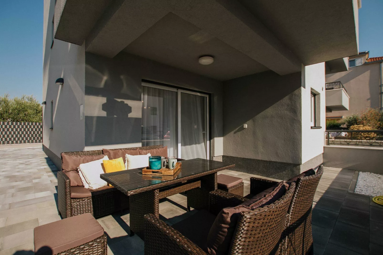 Spacious Luxury Trogir Apartments - Two Bedroom Apartment (Marin) - Terrasbalkon