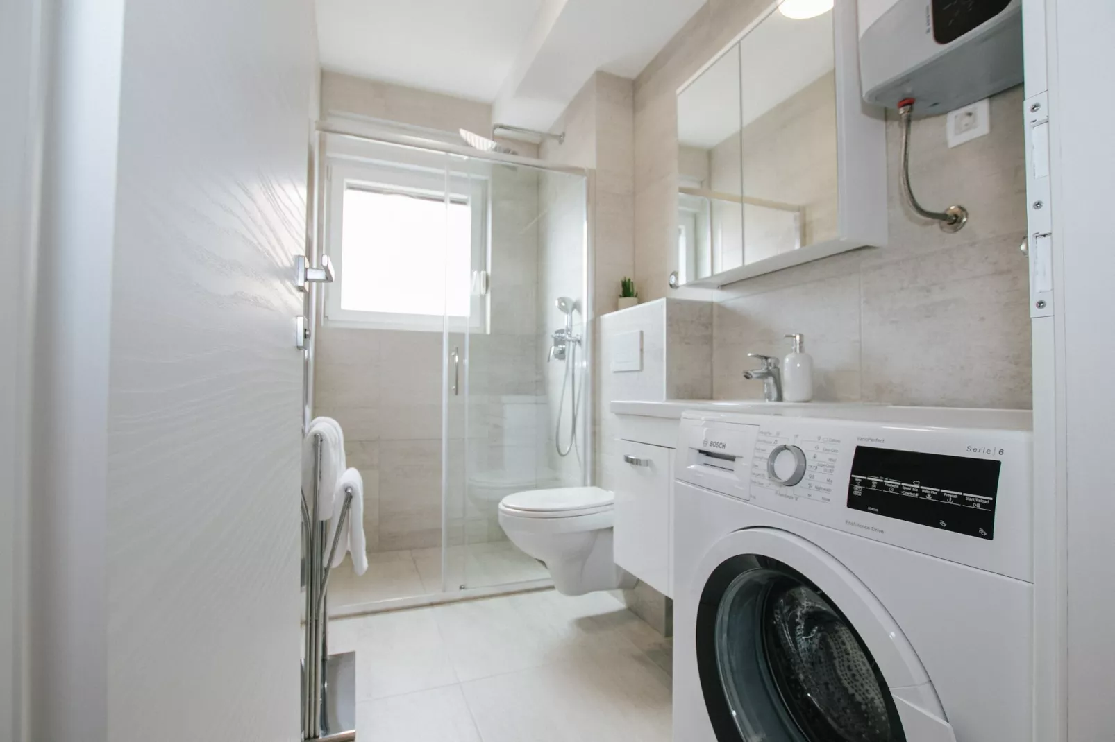 Spacious Luxury Trogir Apartments - Comfort Two Bedroom Apartment (Marin 3) - Badkamer