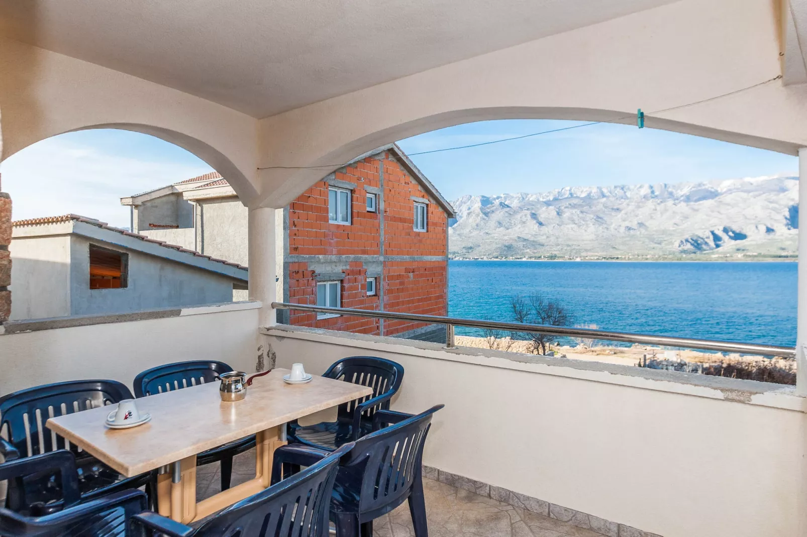 Cozy Apartments in Zadar with Sea and Mountain Views - One Bedroom Apartment with Balcony (owner 1) - Terrasbalkon