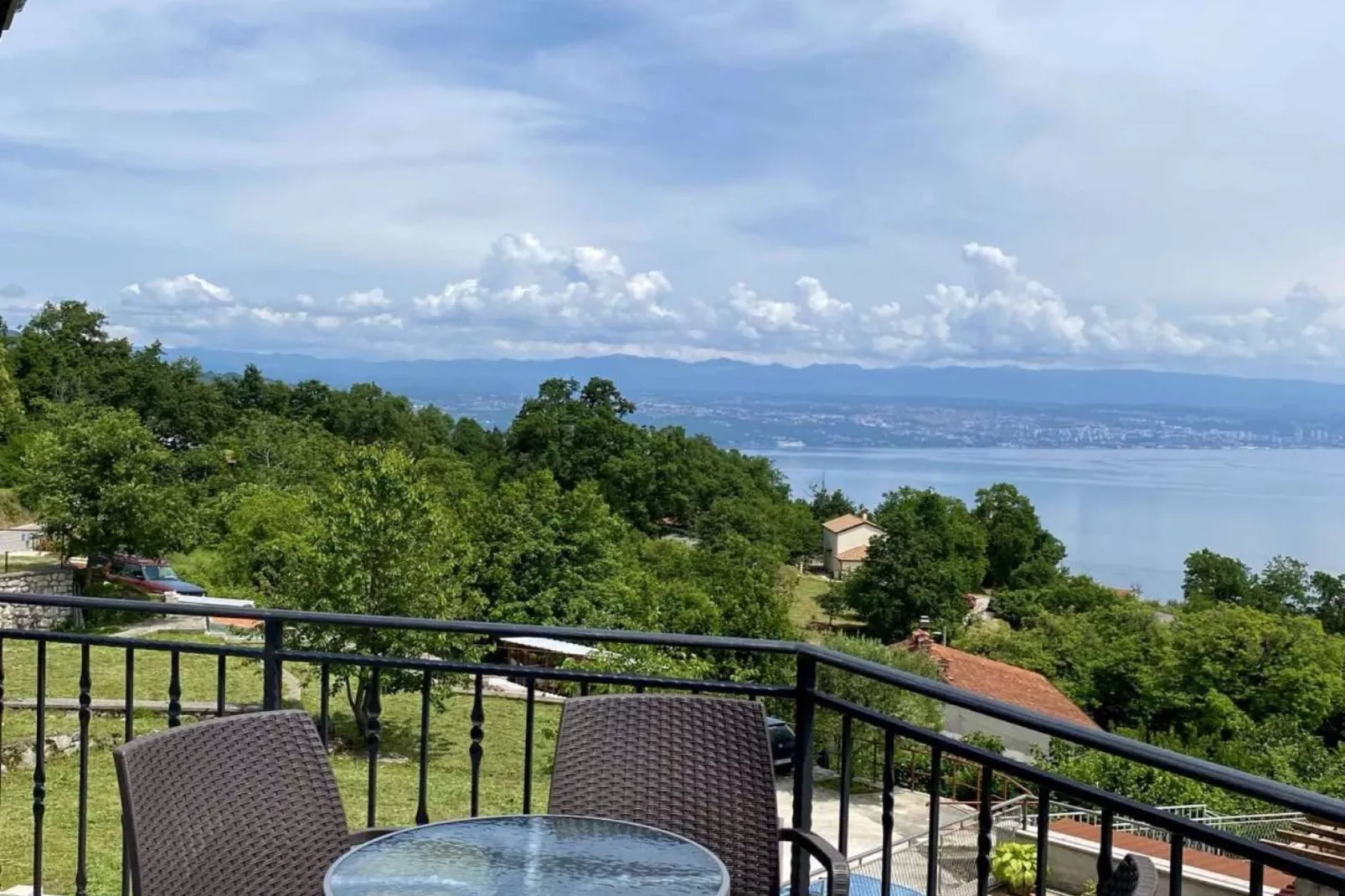 Luxury Lovran Apartments with Swimming Pool - Standard One Bedroom Apartment - Terrasbalkon