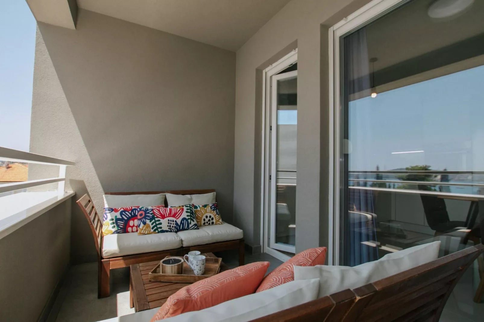 Scenic Sea View Apartment Trogir - Two Bedroom Apartment with Balcony and Sea View - Uitzicht