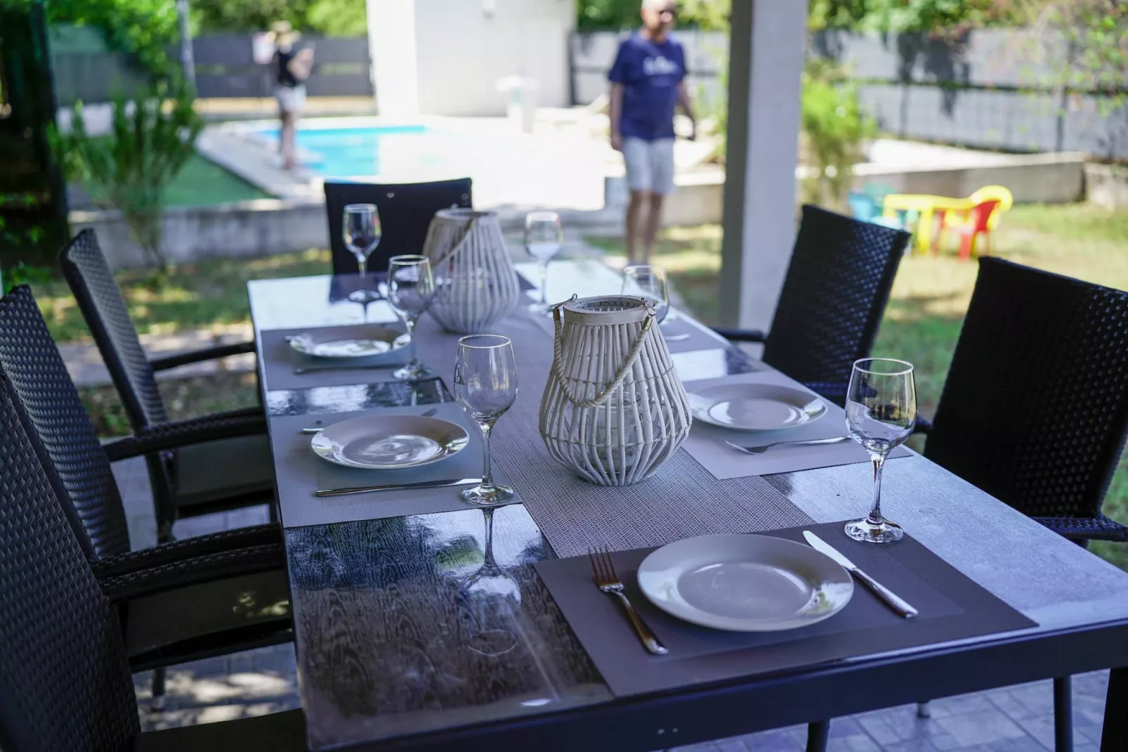 Spacious Prgomet Retreat with Private Pool, Fitness Centre, and Garden - Three Bedroom Villa - Tuinen zomer