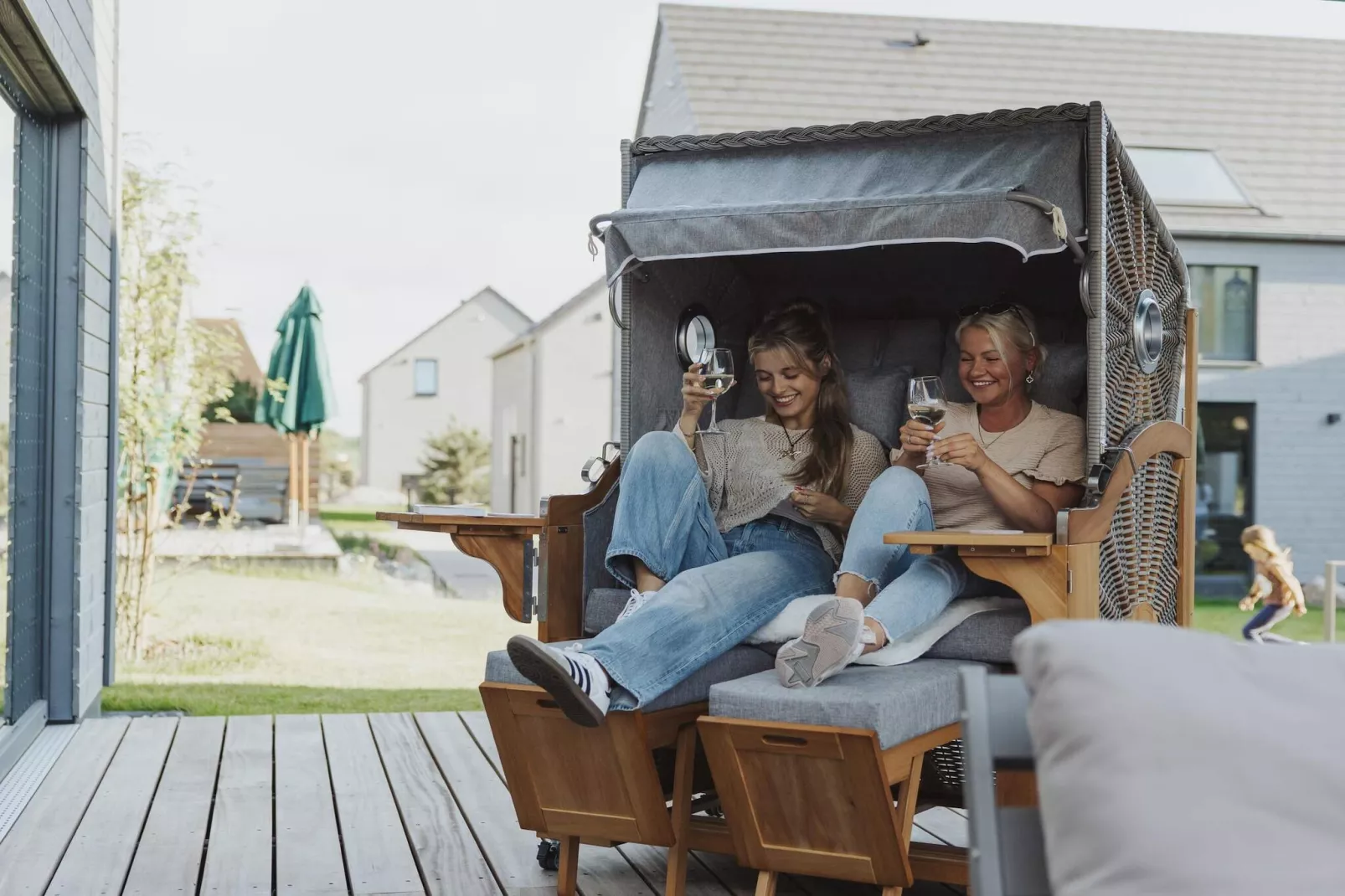 Groot vakantiehuis met 4 slaapkamers - Buitenlucht
