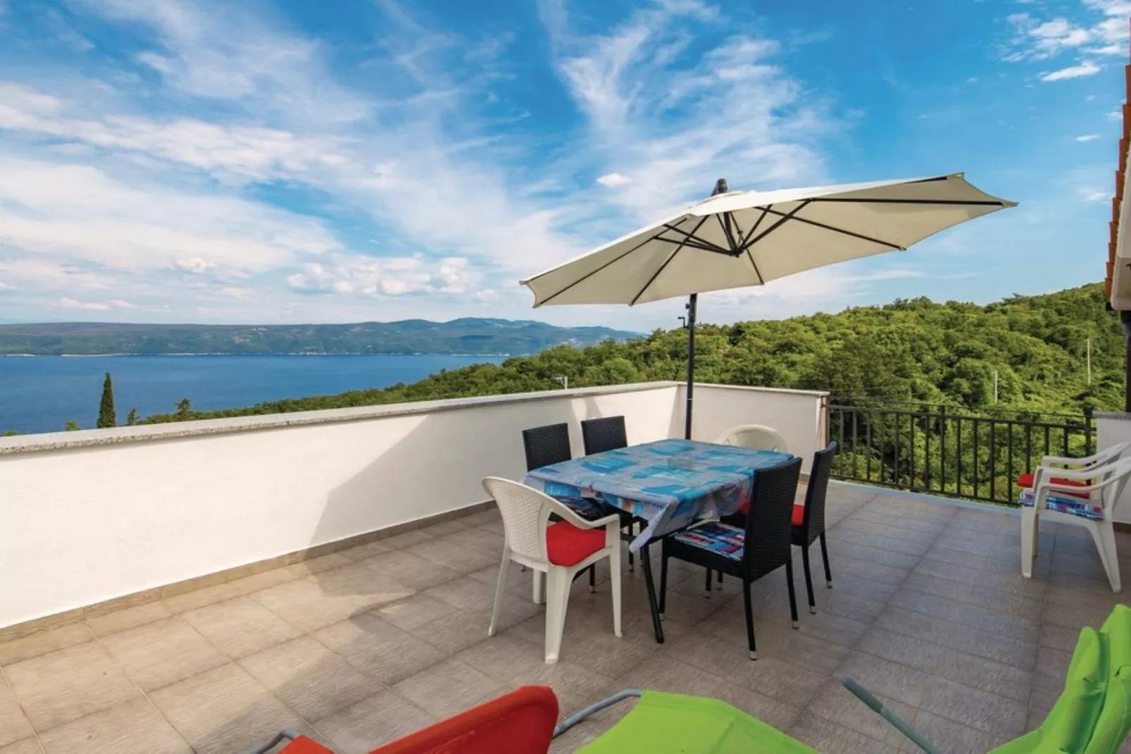 Scenic Seafront Brsec Apartment - Three Bedroom Apartment  with Terrace - Terras