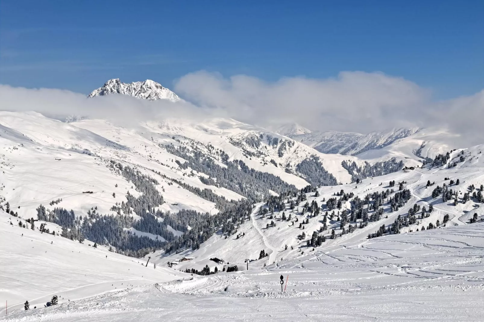 Mitterkopfblick - Gebied winter 20km