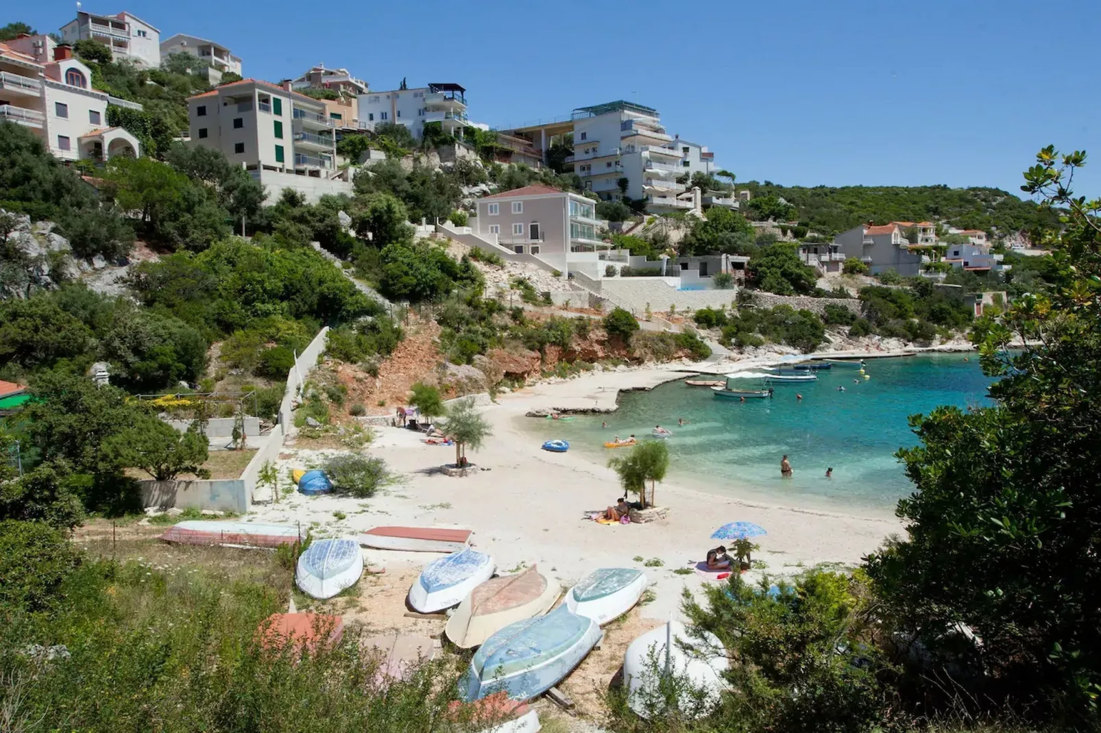 Wonderful Visinisce Apartments with Terrace and Sea Views - Standard Two Bedroom Apartment  (Owner 1) - Buitenlucht