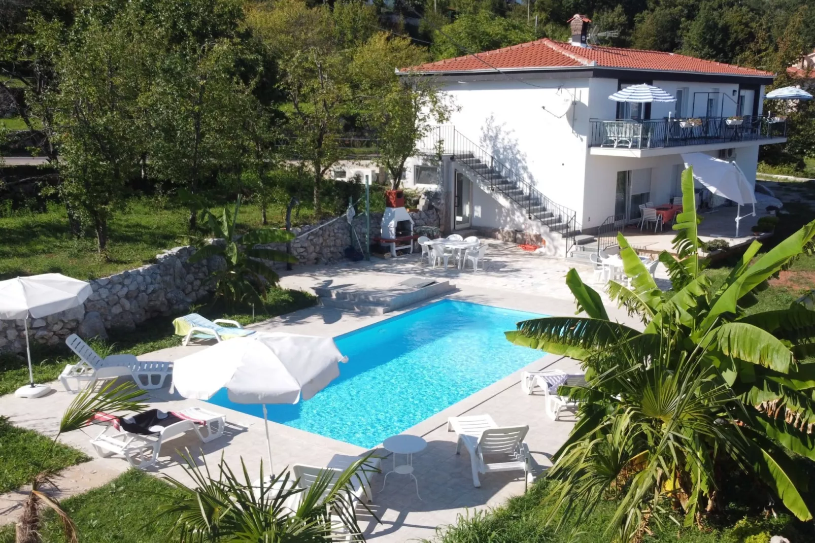 Luxury Lovran Apartments with Swimming Pool - Classic One Bedroom Apartment - Zwembad