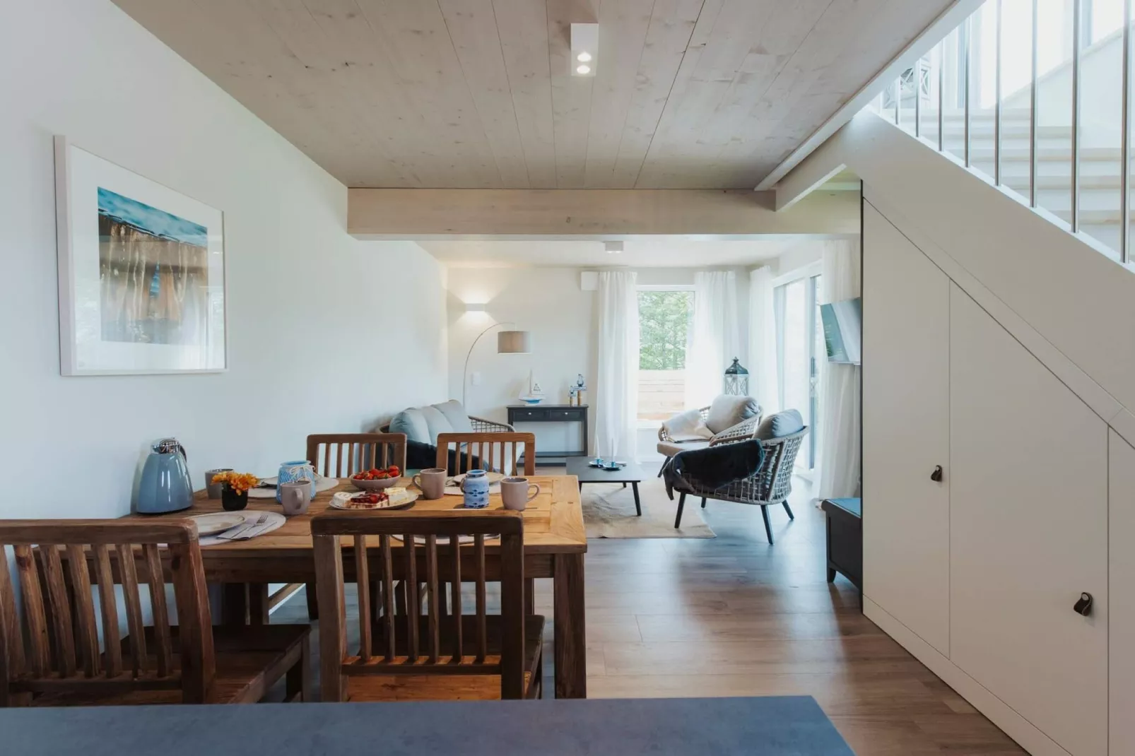Vakantie in een modern huis op Rügen - Binnen