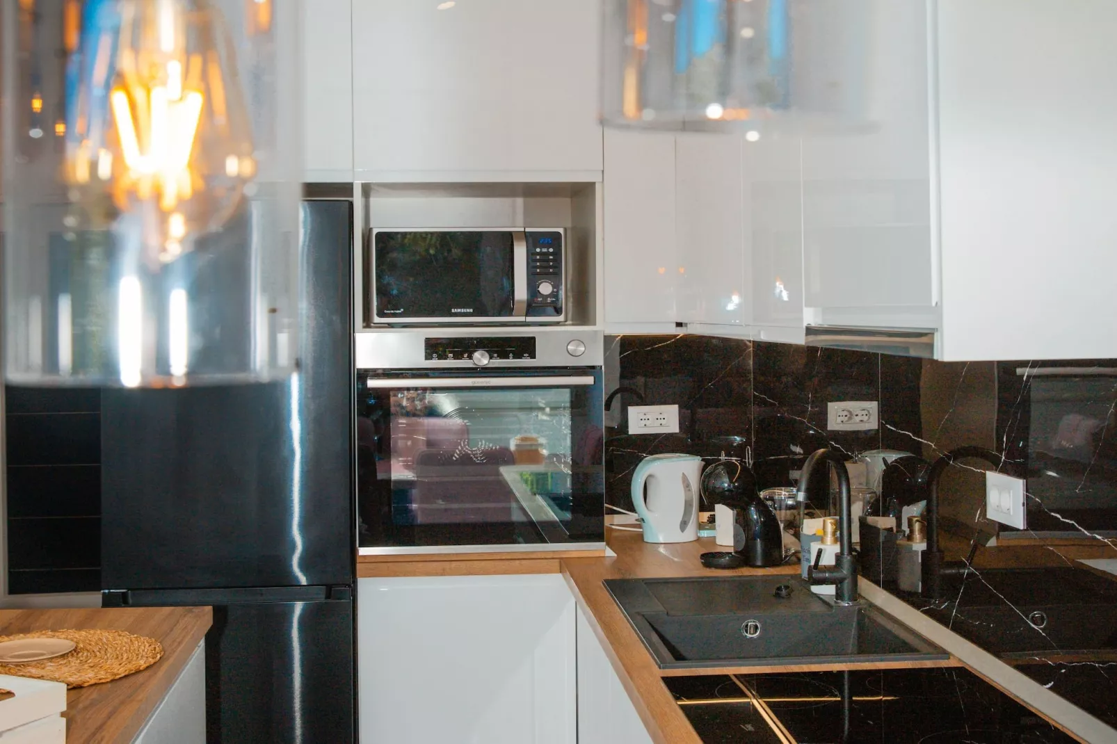 Apartment Matko - Two Bedrom Apartment with Beach View - Keuken