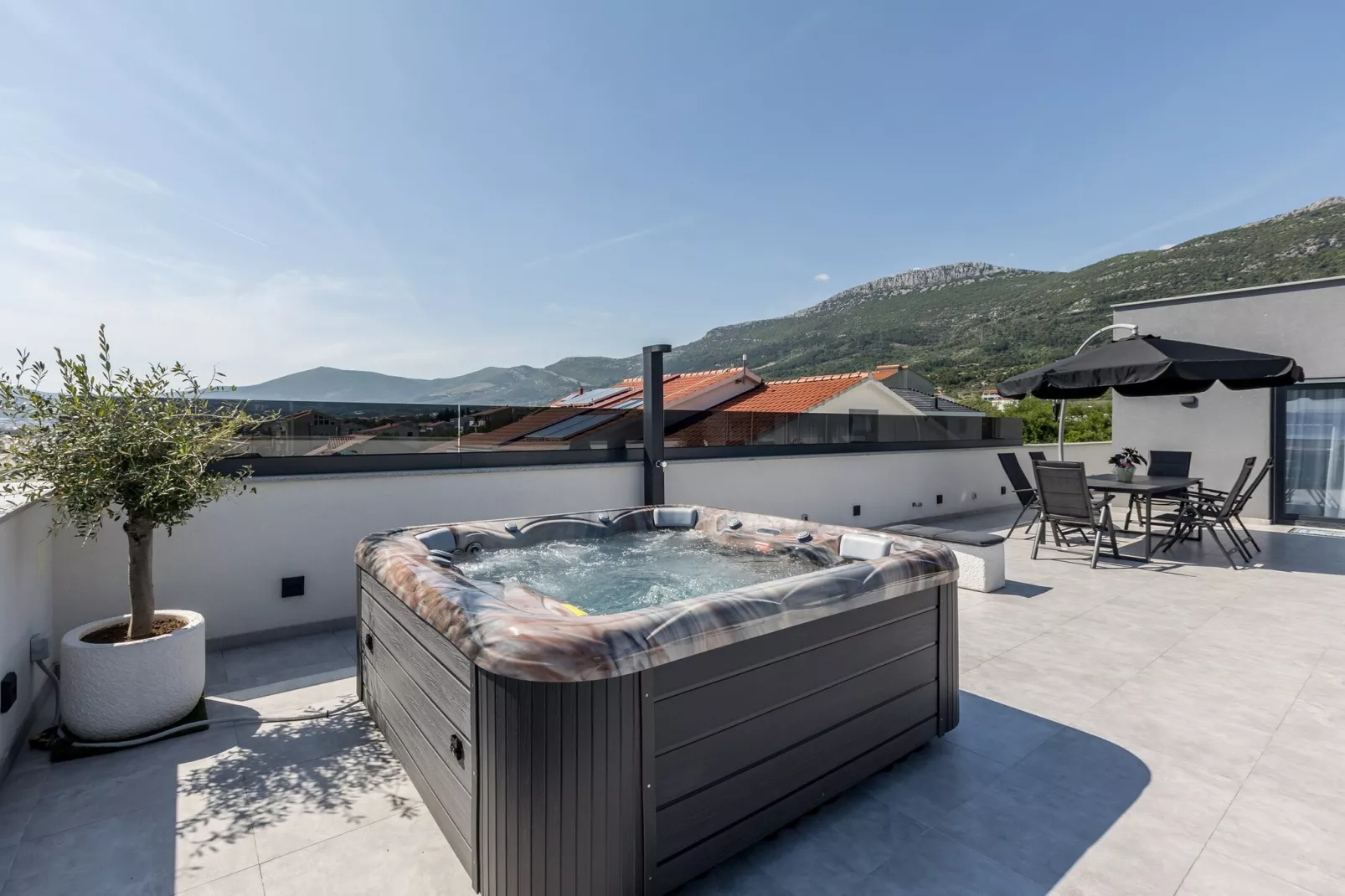 Scenic Kastel Luksic Apartments - Two Bedroom Apartment (owner Penthouse) - Terras