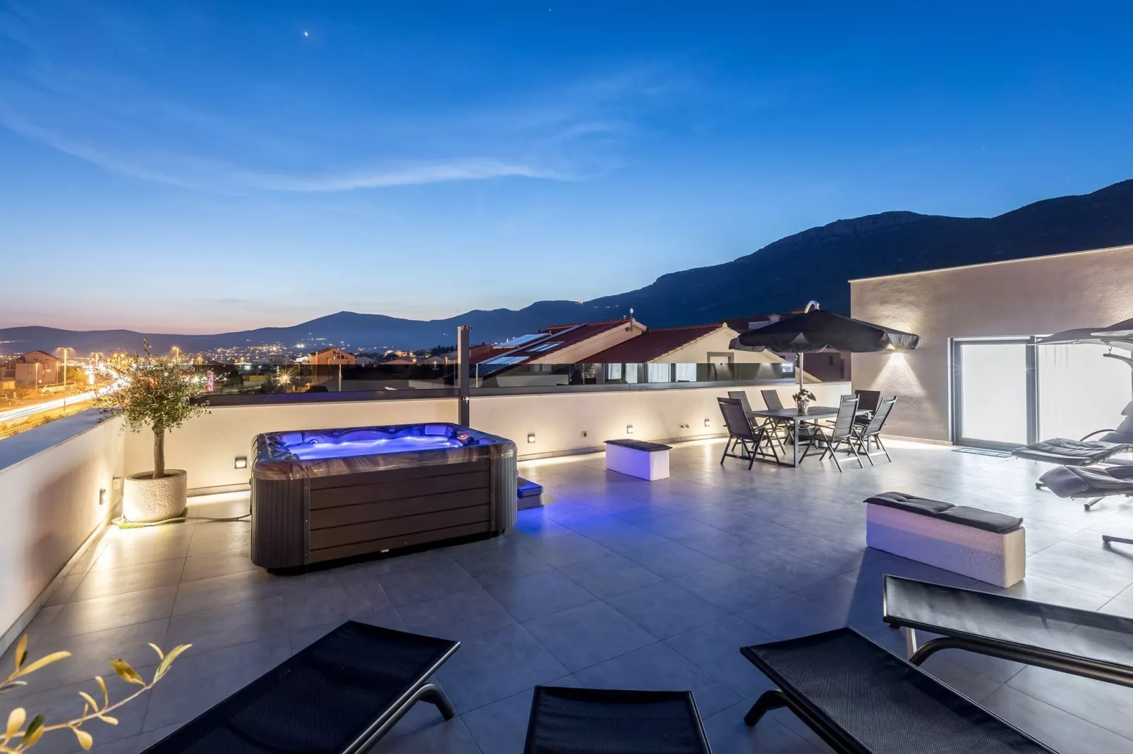 Scenic Kastel Luksic Apartments - Two Bedroom Apartment (owner Penthouse) - Terras