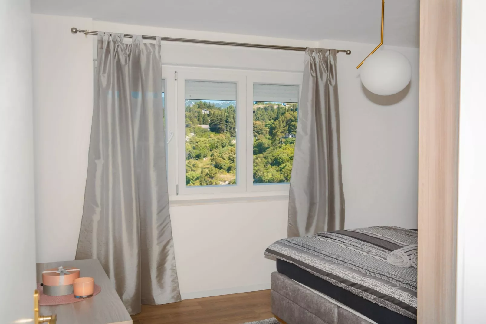 Apartment Matko - Two Bedrom Apartment with Beach View - Slaapkamer