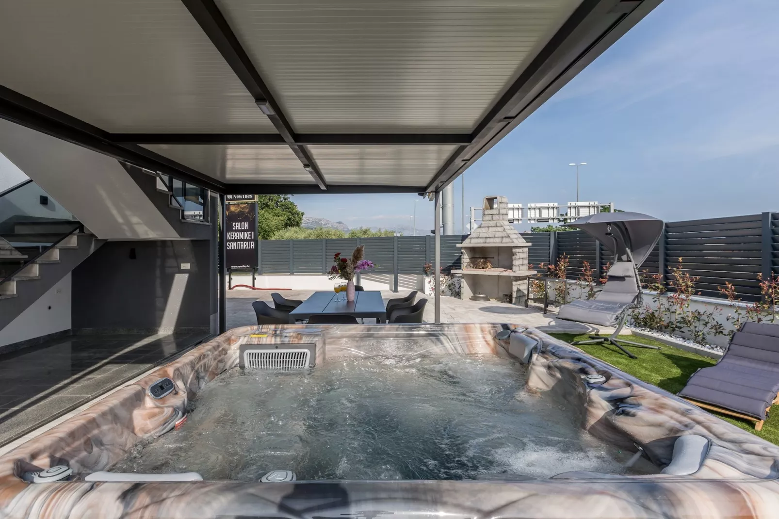 Scenic Kastel Luksic Apartments - Three Bedroom Apartment - Terras
