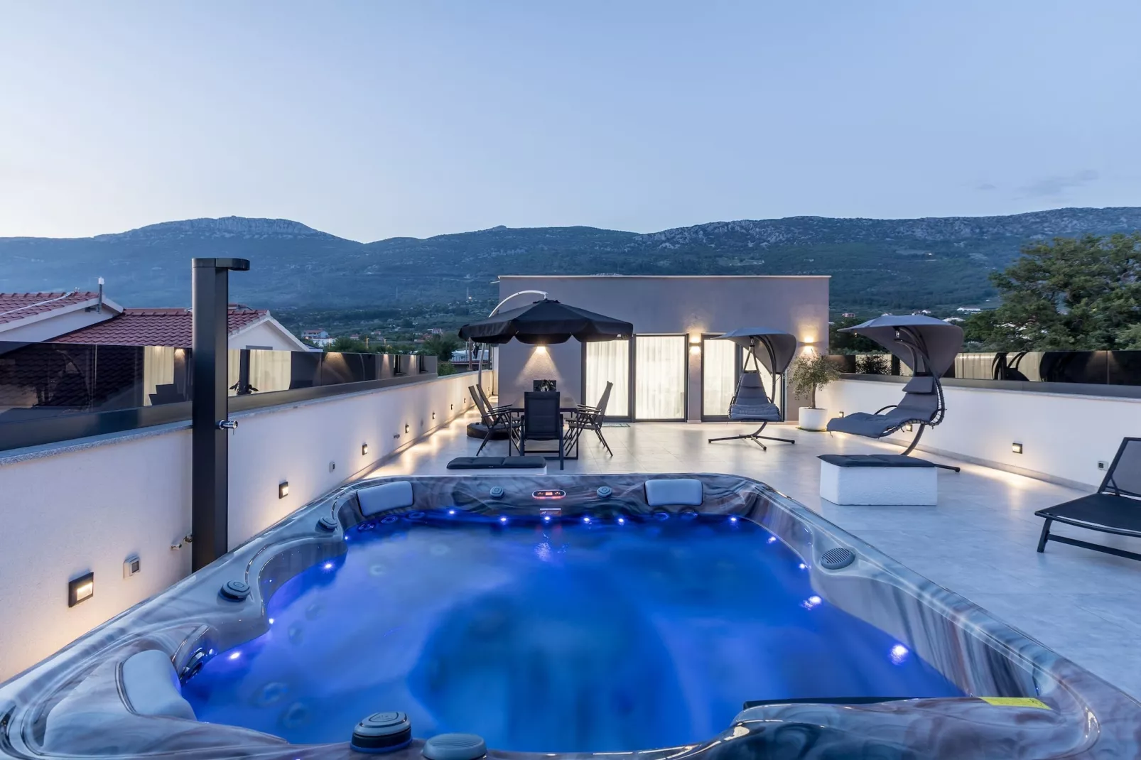 Scenic Kastel Luksic Apartments - Two Bedroom Apartment (owner Penthouse) - Terras
