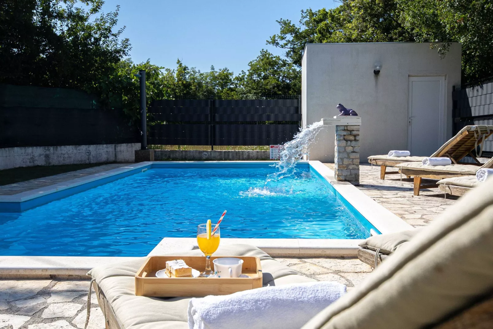 Spacious Prgomet Retreat with Private Pool, Fitness Centre, and Garden - Three Bedroom Villa - Zwembad