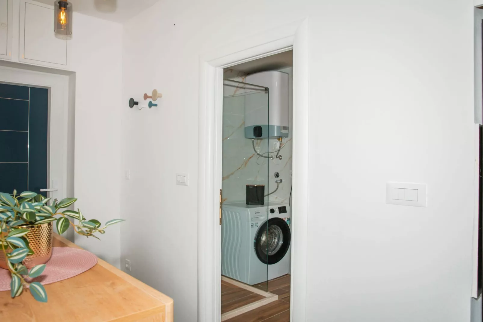 Apartment Matko - Two Bedrom Apartment with Beach View - Badkamer