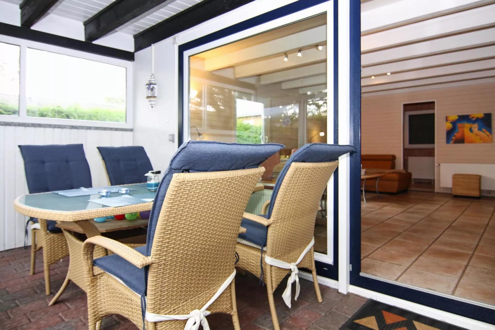 Bungalow Warwerort-Terrasbalkon