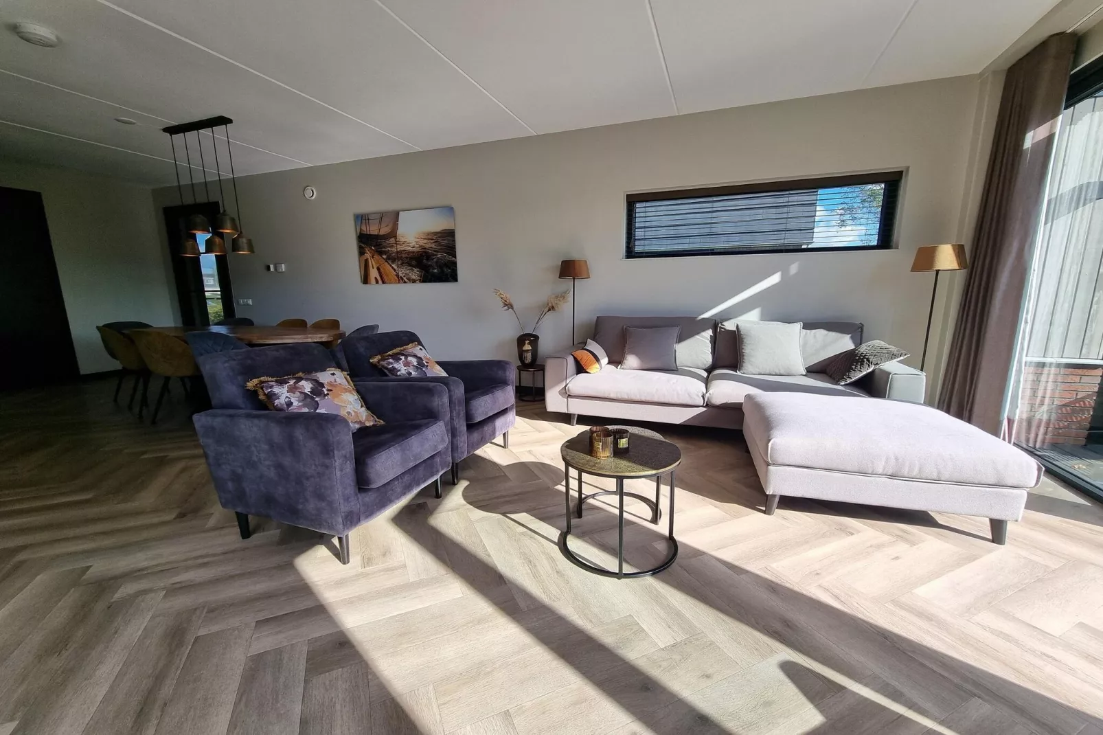 Watervilla Achttjin - Woonkamer