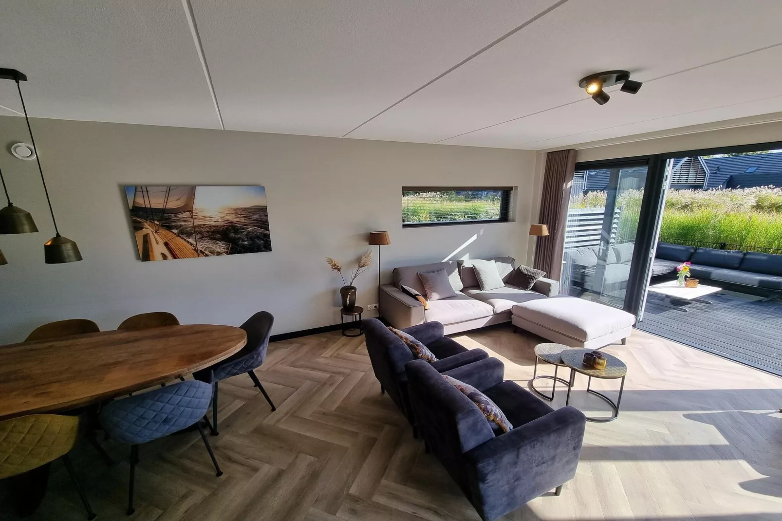 Watervilla Achttjin - Woonkamer