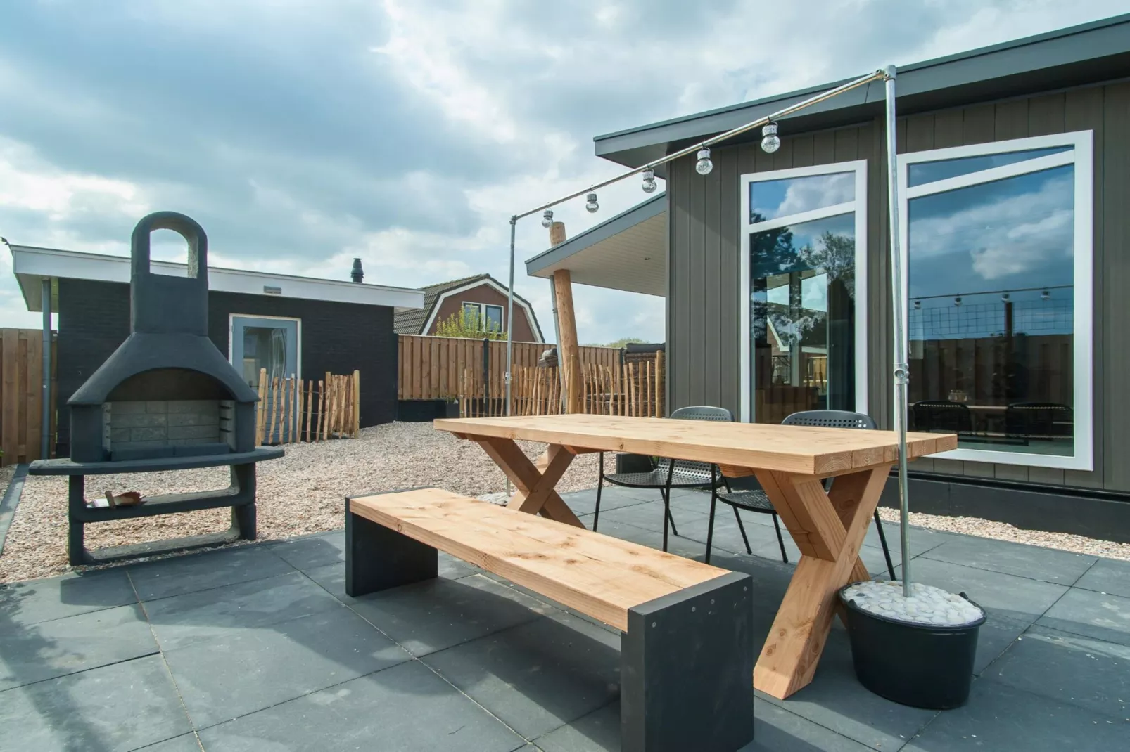 Chalet 4-persoons Huisdiervrij - Terrasbalkon