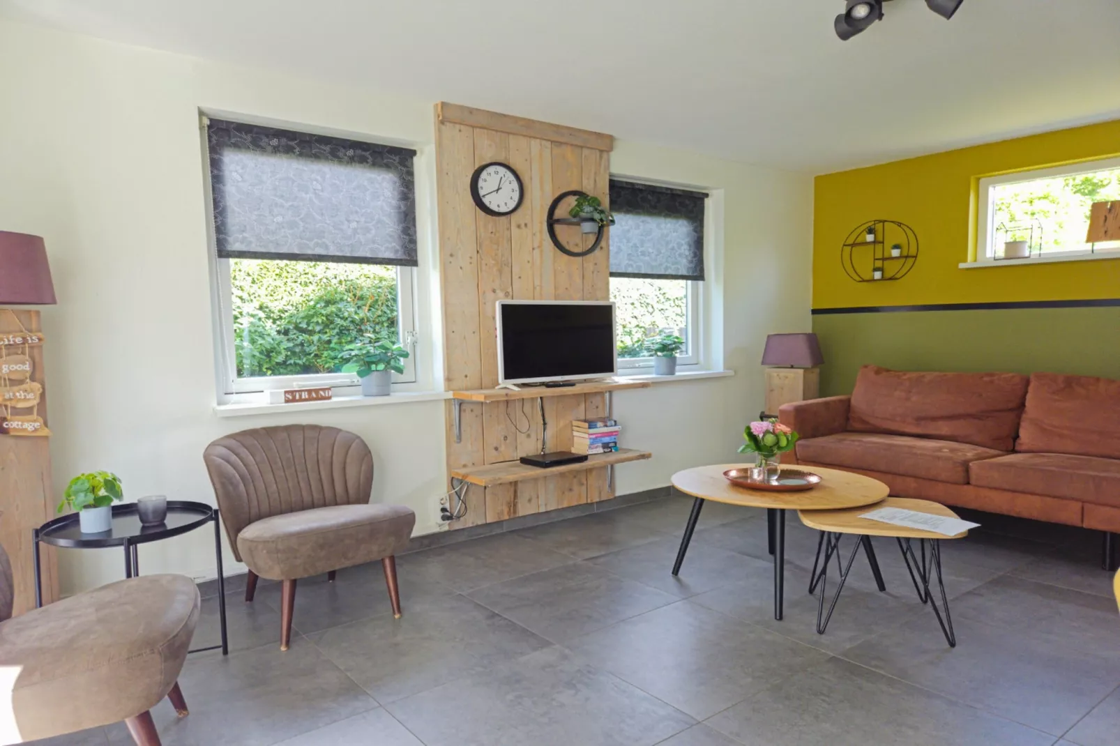 Bungalow 5-persoons - Woonkamer