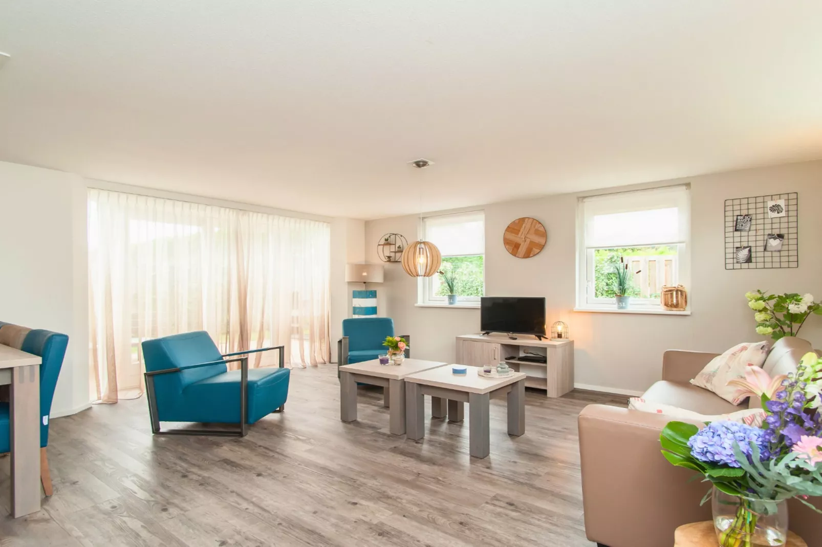 Bungalow 5-persoons - Woonkamer