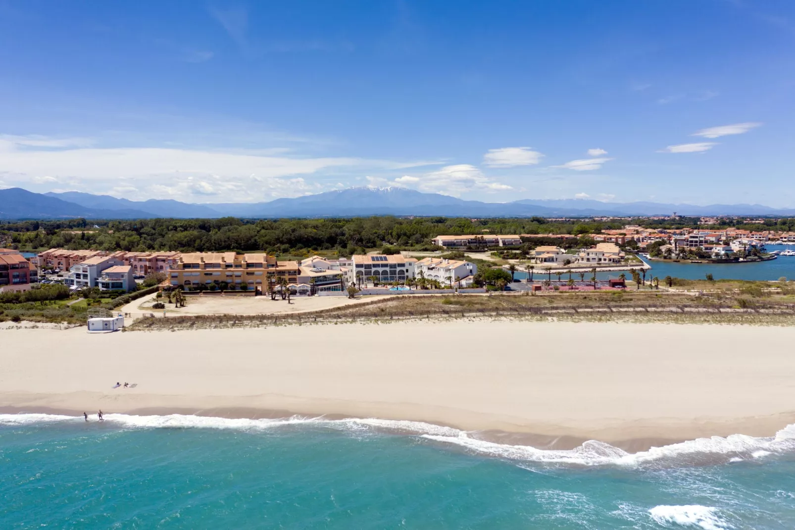 Résidence Domaine du Golfe du Lion St Cyprien - 36 app 6 pers - 2 chambres - climatisé - balcon-Gebieden zomer 5km