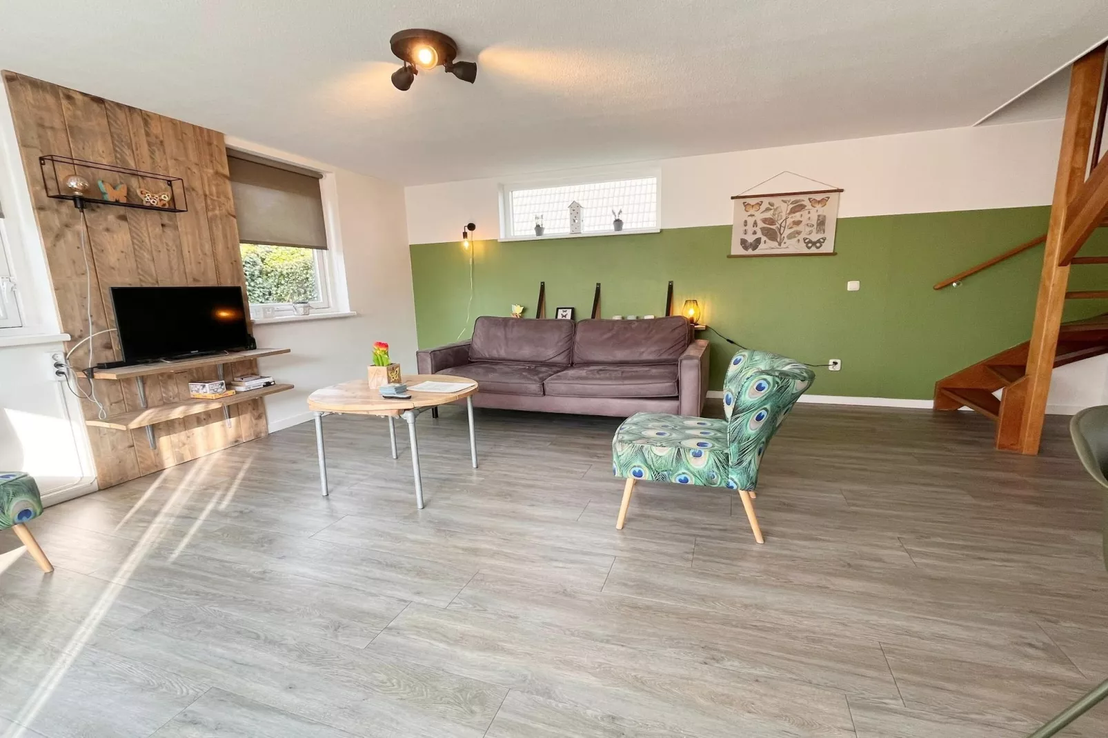 Bungalow 4-persoons (2 slaapkamers) - Woonkamer