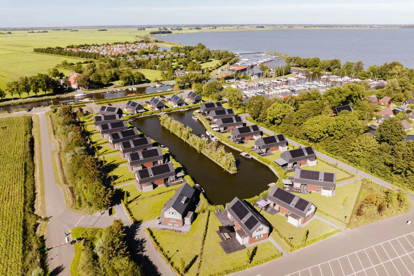 Watervilla Twa - Gebieden zomer 1km