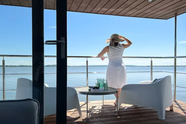 Domek na wodzie dla 5 osób - Terrasbalkon