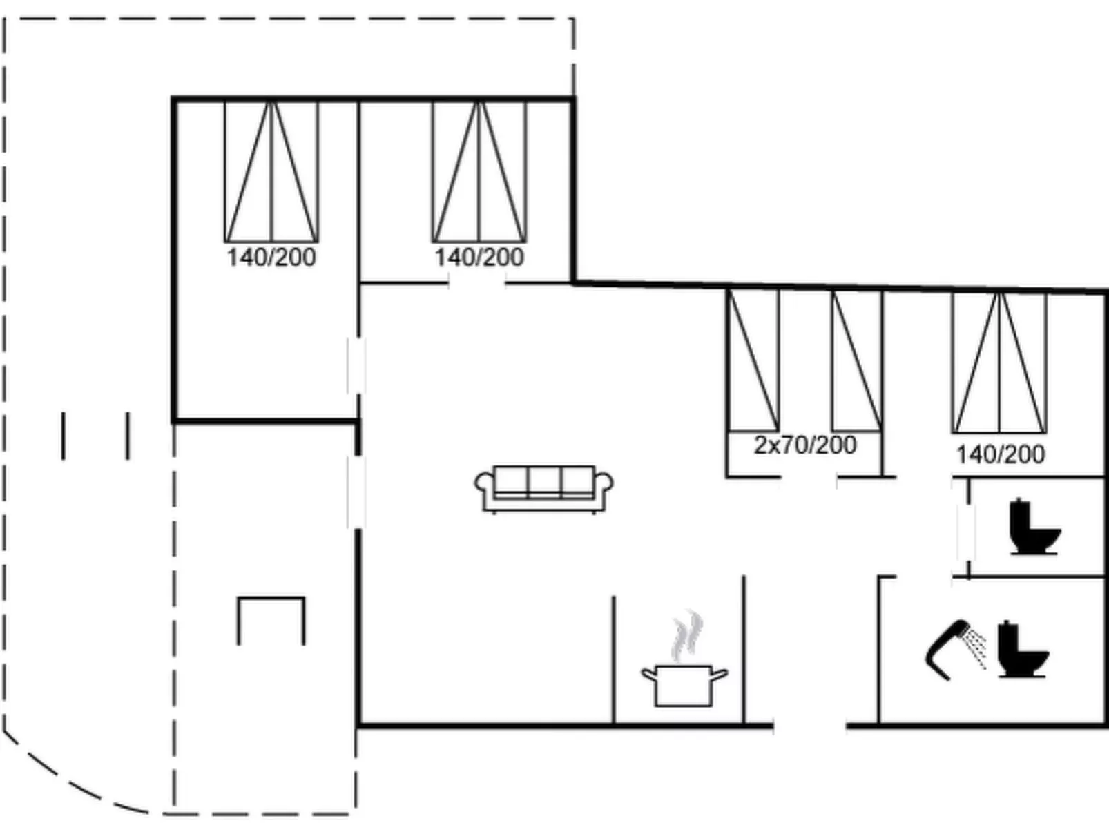 "Hava" - 250m from the sea