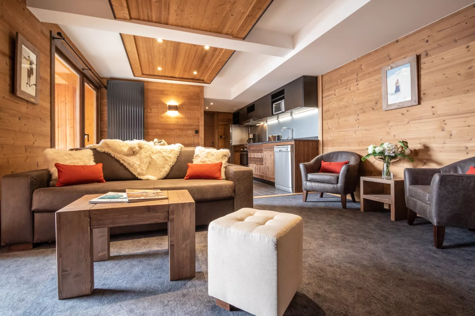 Chalet Altitude Val Thorens 3 - Woonkamer