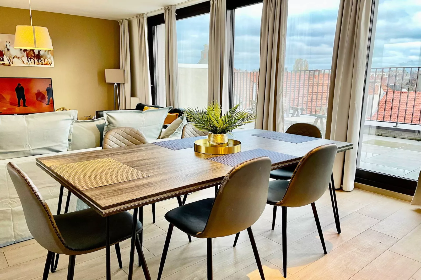 Modern 2BR Penthouse Near Diamond District by OneLuxStay