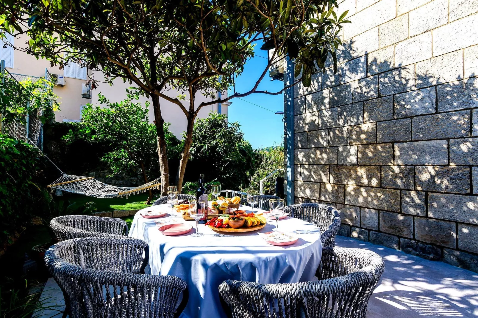 Villa Rustic stone - Terrasbalkon