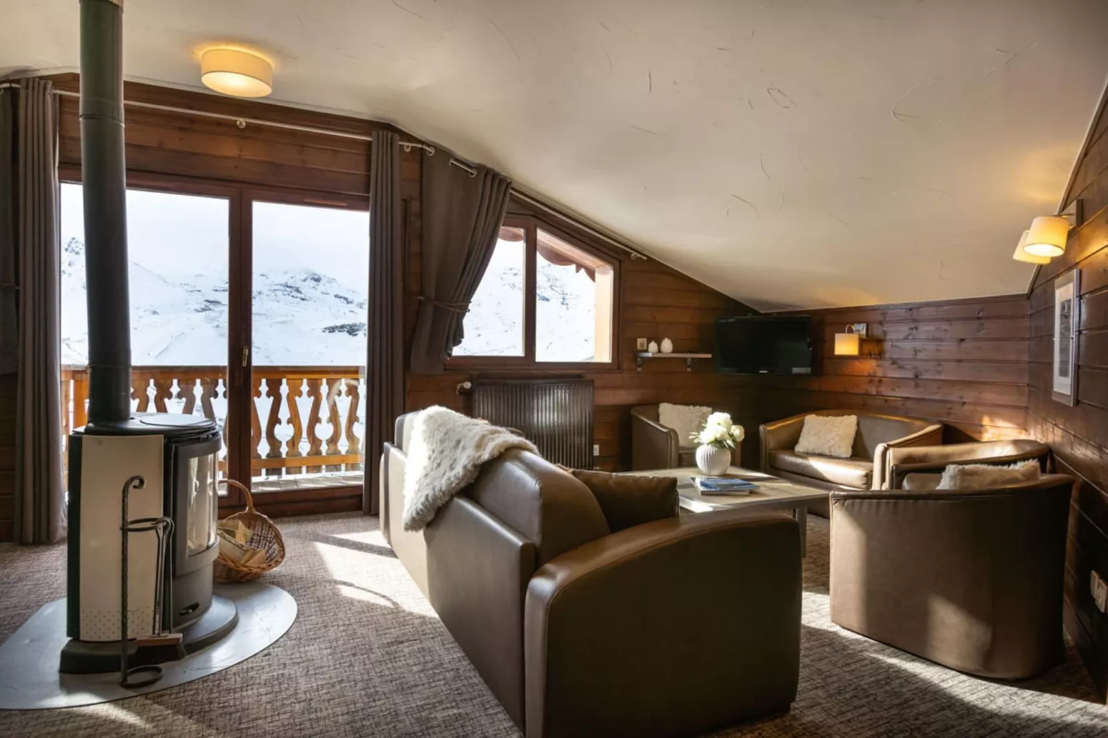 Chalet Altitude Val 2400 5 - Woonkamer