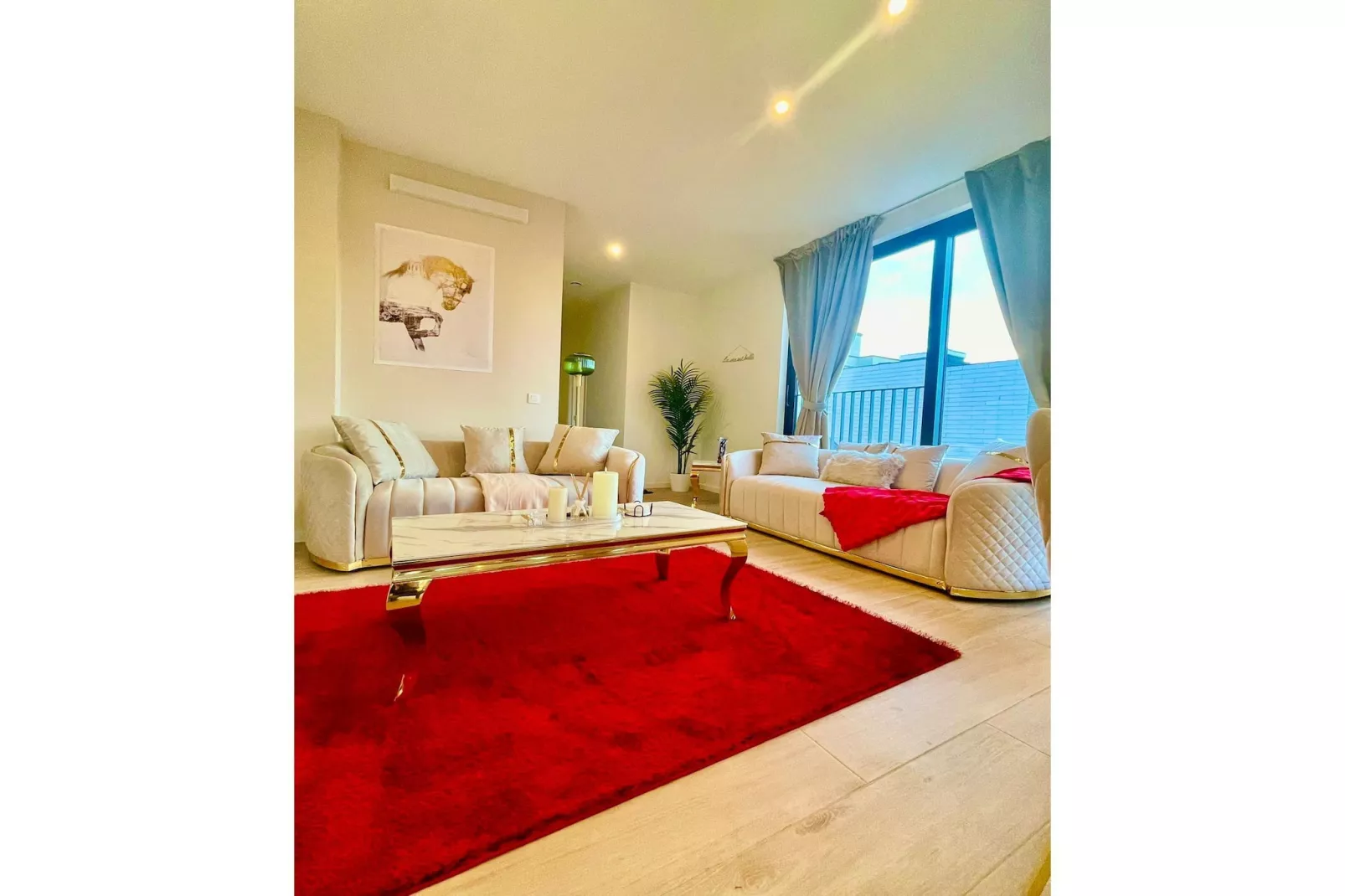 One Lux Stay Near Antwerp Central - 1 Bedroom - Woonkamer