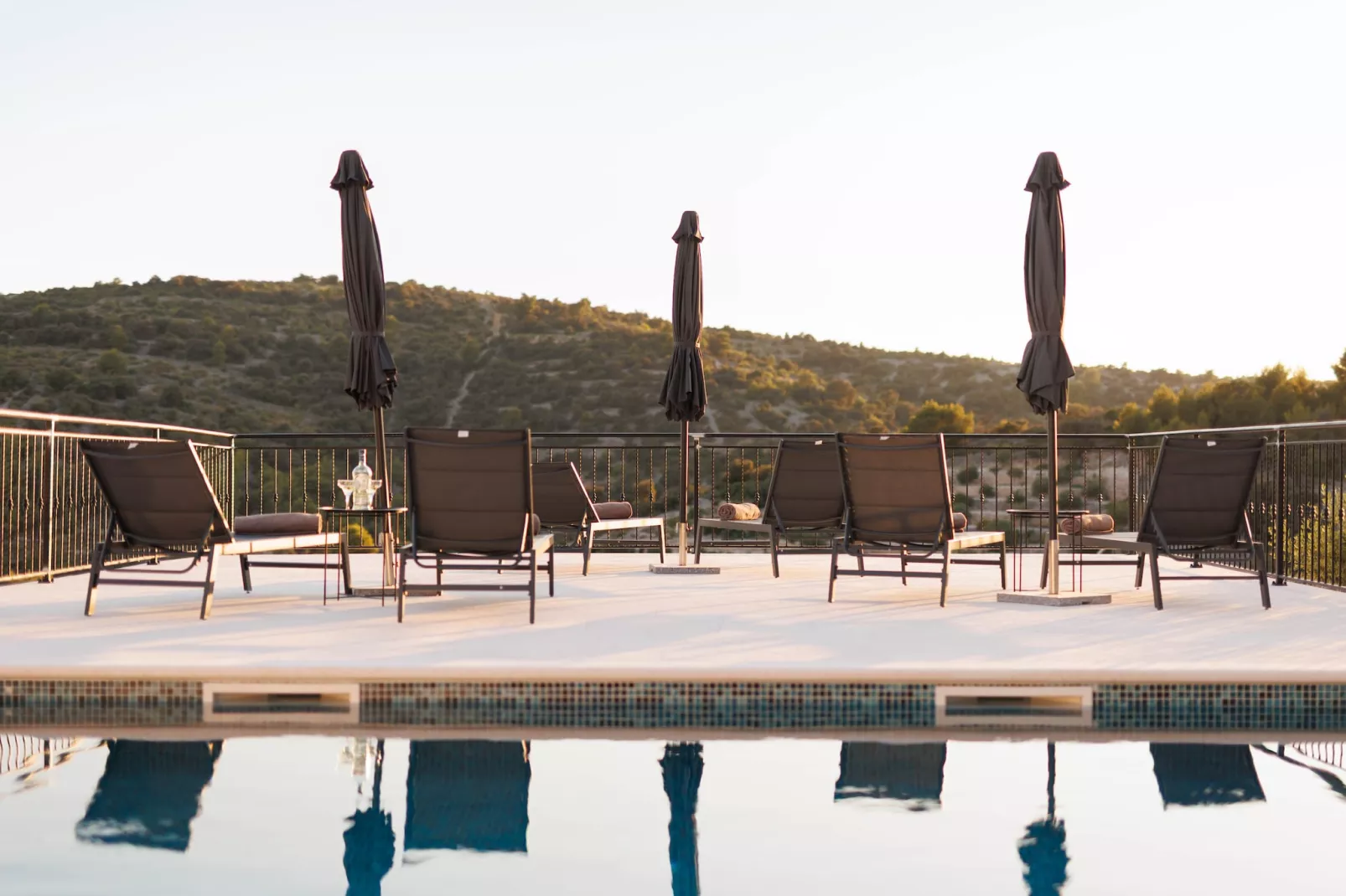 Villa La Fortezza with sea view - Zwembad