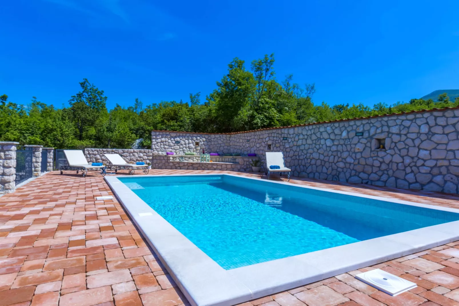 Rustic Villa Fragola with heated pool - Zwembad