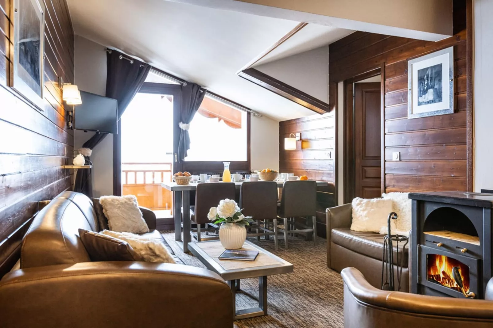 Chalet Altitude Val 2400 6 - Woonkamer