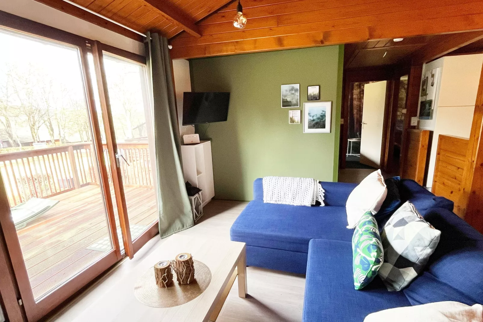 Chalet du temps suspendu - Woonkamer
