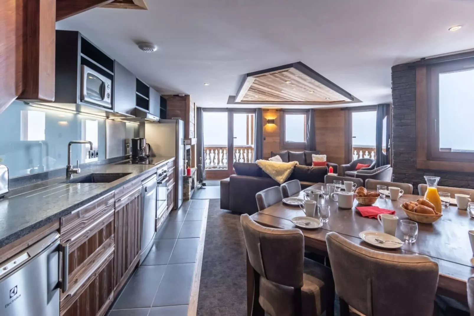 Chalet Altitude Val Thorens 6 - Woonkamer