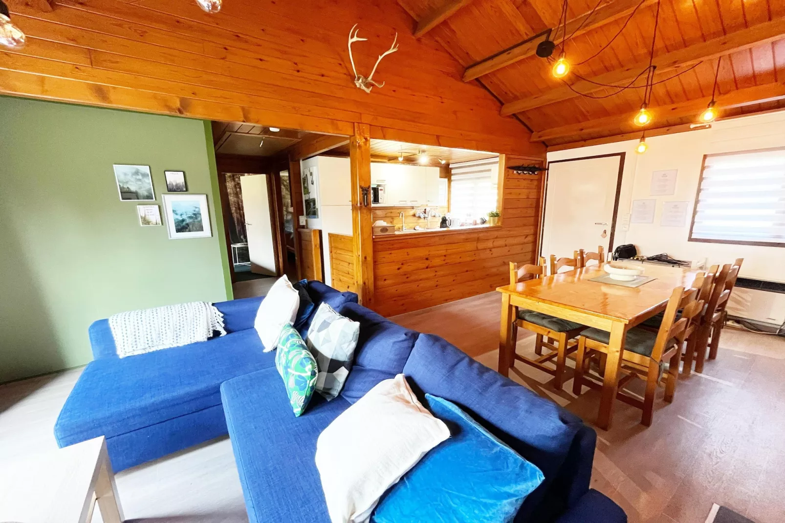 Chalet du temps suspendu - Woonkamer