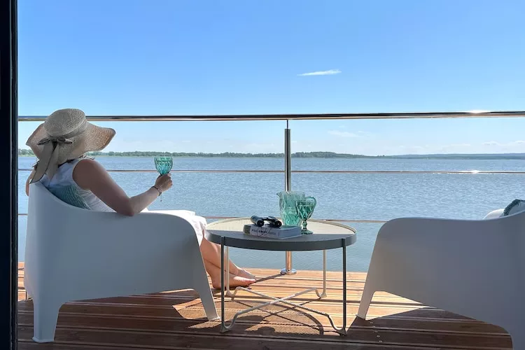 Domek na wodzie dla 6 osób - Terrasbalkon