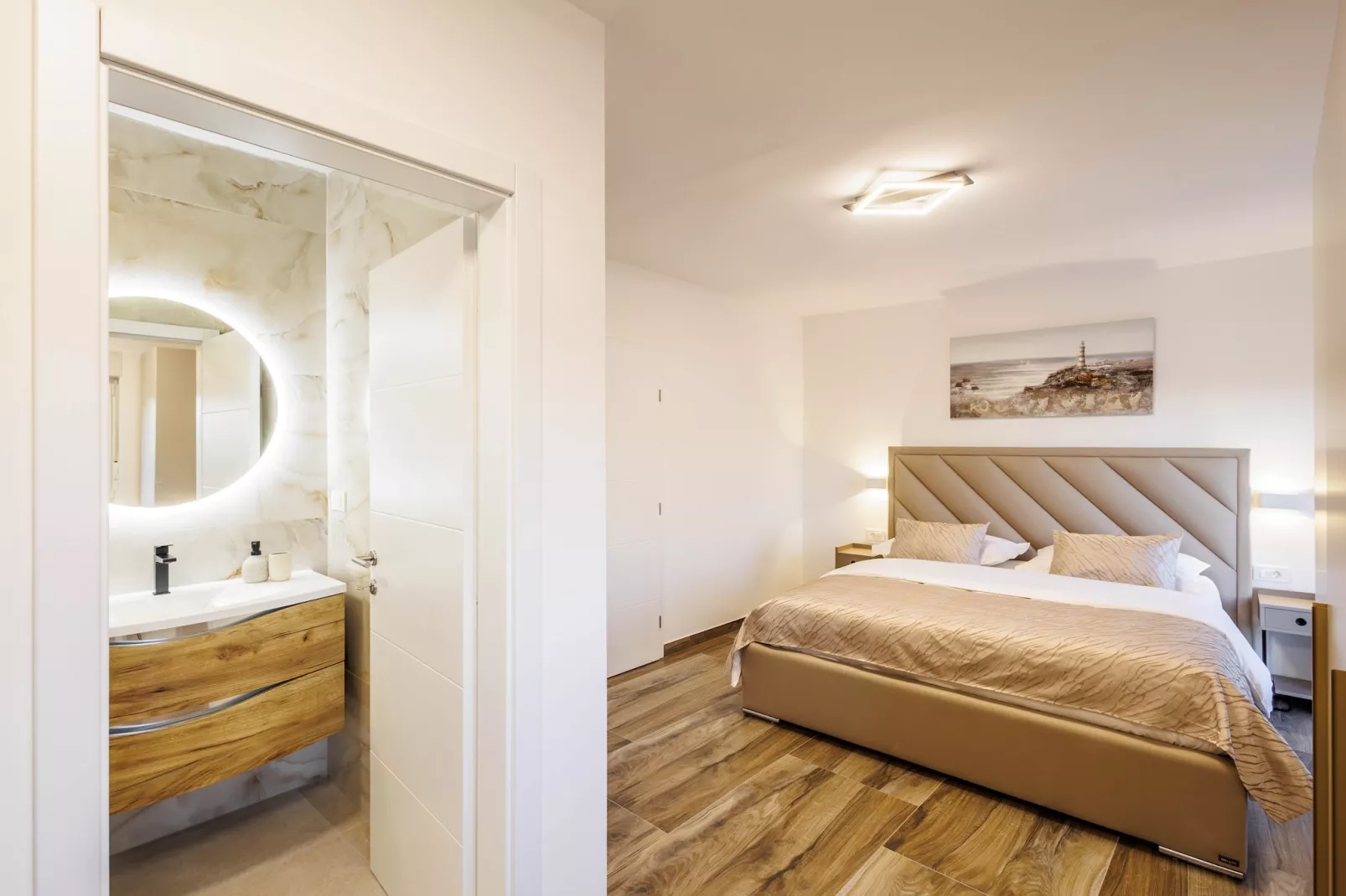 Villa La Fortezza with sea view - Slaapkamer