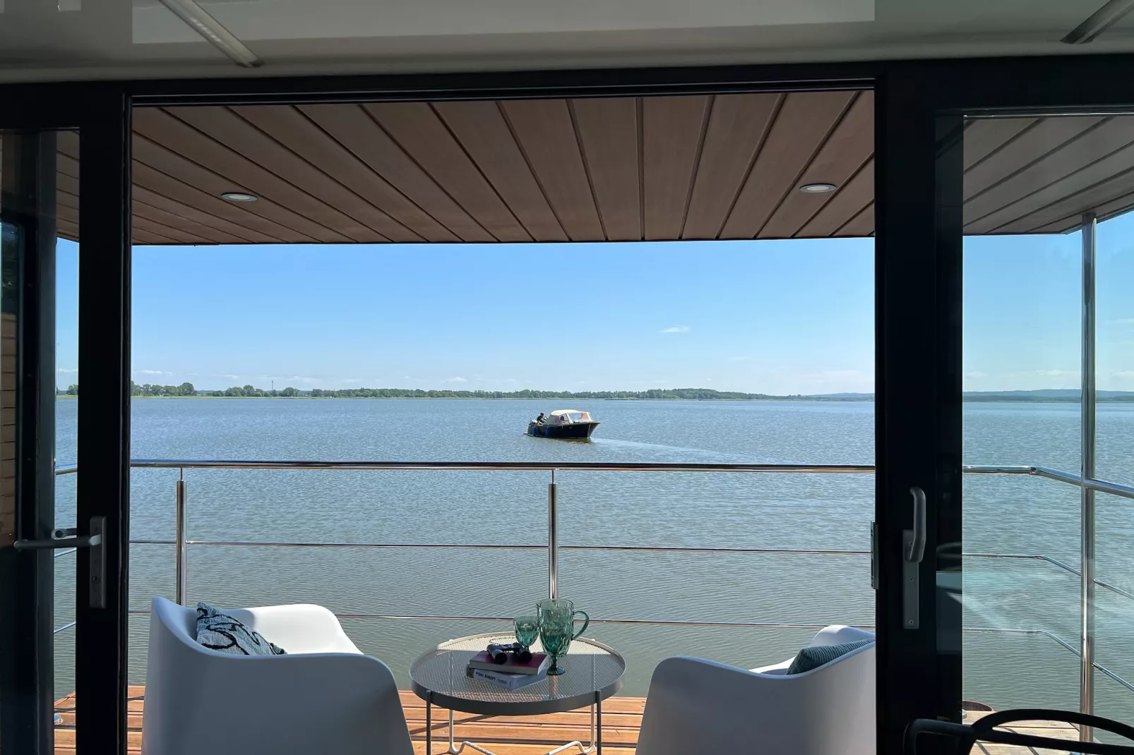 Domek na wodzie dla 6 osób - Uitzicht zomer