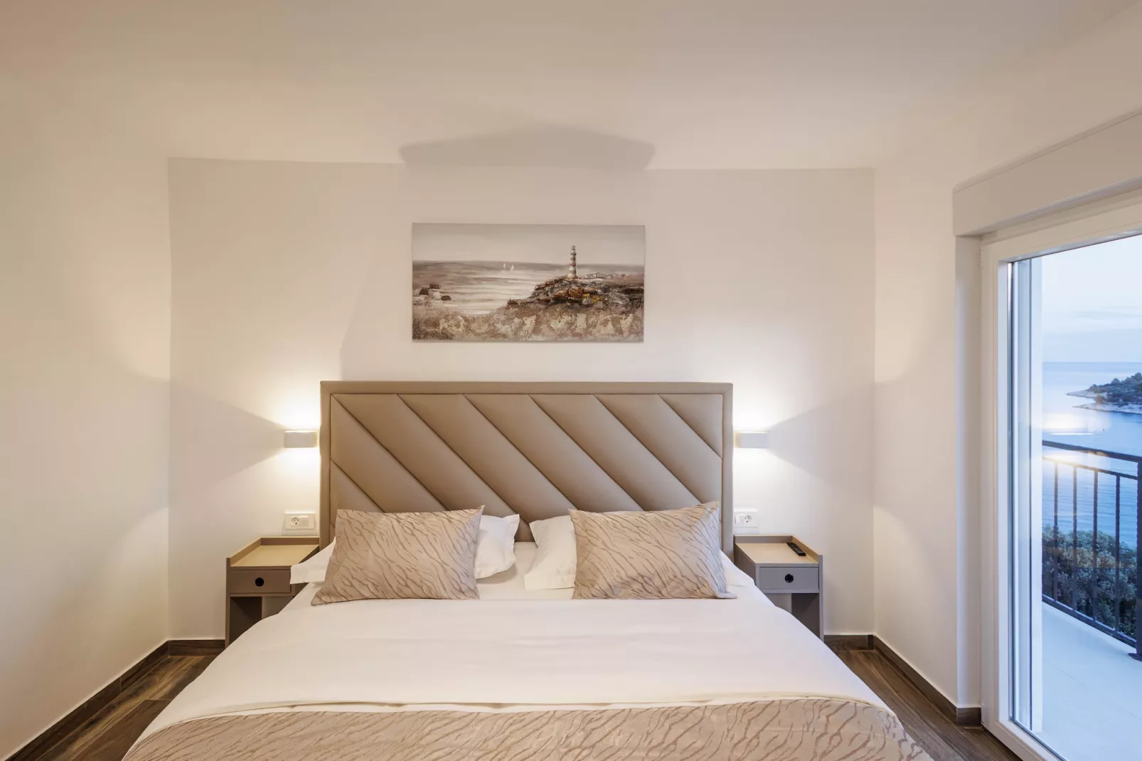 Villa La Fortezza with sea view - Slaapkamer