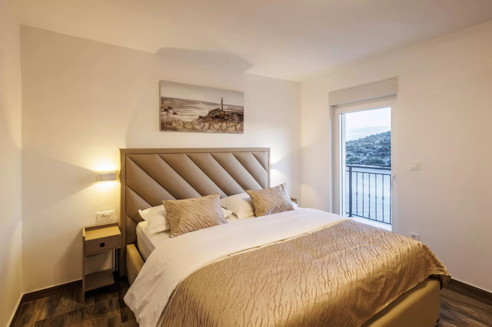 Villa La Fortezza with sea view - Slaapkamer