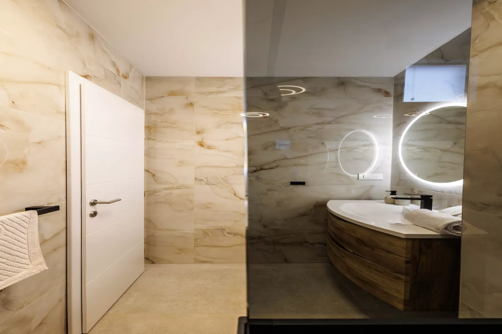 Villa La Fortezza with sea view - Badkamer