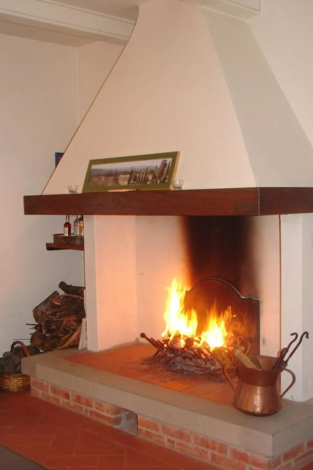 Für sieben Personen mit tollem Blick auf die Hügel des Chianti - Binnen